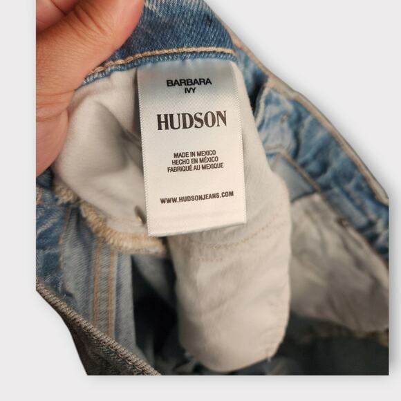 Hudson Barbara High Rise Bootcut Crop Jeans Ivy Wash Women's Size 33 Denim - Picture 7 of 8
